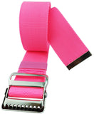 LAMBOX Gait Belt-Walking Transfer Belt with Belt Loop Holder for Seniors,Caregiver, Nurse, Therapist,etc. (Pink, 60 Inch)