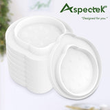 ASPECTEK Bed Bug Trap, Bed Bug Interceptor-Pack of 8. Insect Trap, Safe Eco Friendly, Bed Bug Eliminator (White)