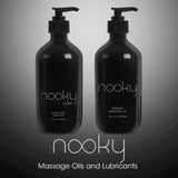 Nooky Massage Oil with Premium Natural Ingredients. Relaxing Essential and Sweet Almond Oils for Massaging 16 Ounces