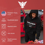 GunShowTees Take America Back Trump 2024 Hoodie Sweatshirt, Medium, Hoodie