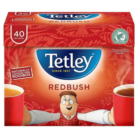 TETLEY - Redbush Pure Tea Bags 40 - 100g