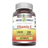 Amazing Formulas Vitamin C 1000 Mg 250 Tablets Supplement | Non-GMO | Gluten Free | Made in USA