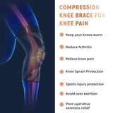 Copper Knee Brace for Women & Men - 2 Pack Compression Knee Brace for Women Running Knee Pain,Knee Sleeves for Men Sports Workout Knee Braces for Arthritis Pain Relief & Meniscus Tear Acl(Large)