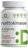 Nattokinase Complex Supplement – 240 Veggie Capsules – Digestive & Heart Support