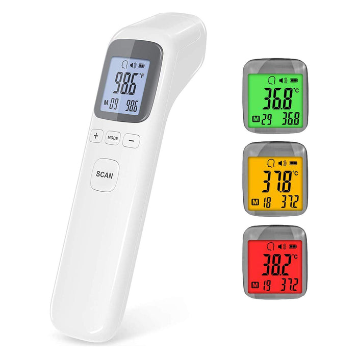 Thermometer for Adults and Kids, No-Touch Forehead Thermometer with Object Mode Function,Fever Alert and 32 Set Memory Recall,Instant Accurate Reading Digital Baby Thermometer for Fever