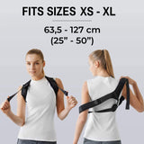 Posture Corrector for Women & Men - Adjustable Back Straightener Posture Corrector - Upper Back Brace for Posture - Figure 8 Shoulder Brace for Correction and Alignment - Invisible Back Posture