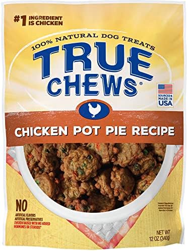 Blue Buffalo True Chews Natural Dog Treats Chicken Pot Pie Recipe, 12 oz bag