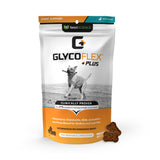 VetriScience Glycoflex Plus, Clinically Proven Hip and Joint Supplement for Dogs - Advanced Dog Supplement with Glucosamine, Chondroitin, MSM, Green Lipped Mussel & DMG - 60 Chews, Duck Flavor