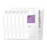 simplehuman Lavender Moisturizing Liquid Hand Soap Refill Pouch, 34 Fl. Oz, Pack of 6