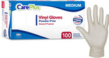 Disposable Plastic Vinyl Clear Gloves (Medium, 200, Count)