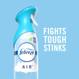 Febreze Air Freshener Spray, Heavy Duty Crisp Clean Scent, Odor Fighter for Strong Odors, Room Deodorizer, 8.8 Oz (Pack of 3)