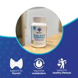 NuEthix Formulations Thyro-Boost Essentials, Non-Glandular Support to Assist with Optimal Thyroid Function, 90 Capsules