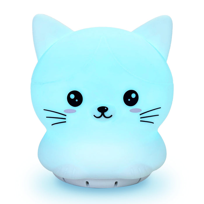 Mindfulness 'Breathing Kitty' | 4-7-8 Guided Visual Meditation Breathing Light | 3 in 1 Device with Night Light & Noise Machine for ADHD Anxiety Stress Relief Sleep - Gift for Kids Adult Women Men