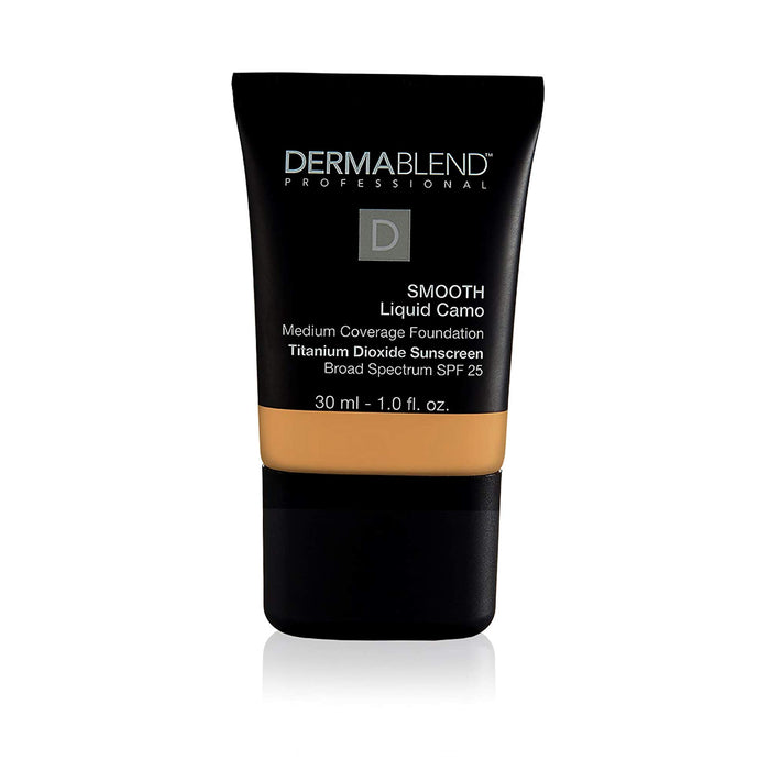 Dermablend Smooth Liquid Foundation with SPF 25, 1 Fl. Oz, 40N Chestnut, For Medium Skin with Neutral Undertones