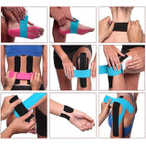 Extra Wide Kinesiology Tape | Water Resistant | for Pain | Back Pain | Knee Pain | Shoulder Pain and Muscle Support | Latex Free | Supports Muscles and Joints | 4 inches x 16.4 Feet |