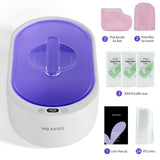 Paraffin Wax Machine for Hands and Feet - Small Hand Wax Paraffin Machine 2000ml With 3 packs of Paraffin Wax Digital Display Screen for Paraffin SPA