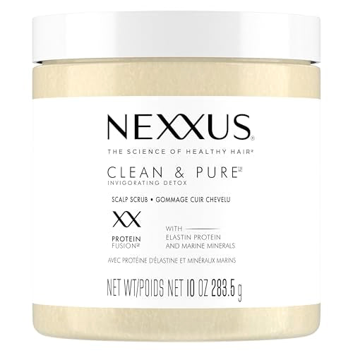 Nexxus Sulfate-Free Hair Scrub Exfoliating Scalp Scrub To Nourish & Clarify Silicone, Dye, & Paraben Free Hair Scrub 10 oz