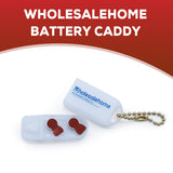 Wholesalehome Hearing aid Batteries Size 312, 120 Extra Advanced Mercury-Free Batteries with Battery Caddy