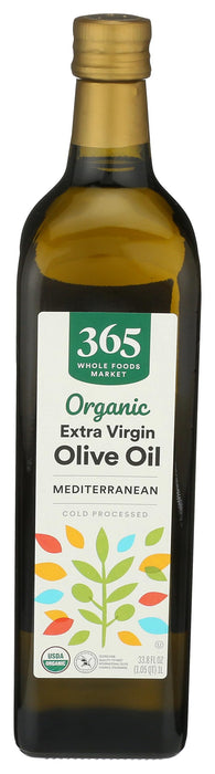 365 by Whole Foods Market, Organic Extra Virgin Mediterranean Olive Oil, 33.8 Fl Oz