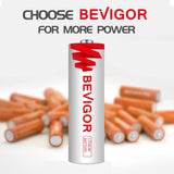 BEVIGOR Lithium AA Batteries, 96 Bulk Pack 1.5V 3000mAh High Performance Lithium Double A Battery for Flashlight, Microphone, Smart Sensor, Alarm System (Non-Rechargeable)