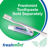 FRESHMINT (144 Pack Individually Wrapped 30 Tuft Soft Nylon Bristle Adult Toothbrush