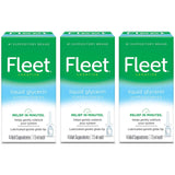 Fleet Liquid Glycerin Suppositories for Adult Constipation, 4 Suppositories, 7.5 ml (Pack of 3) & Mineral Oil Enema, Latex Free - 4.5 fl oz (Packaging May Vary)