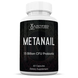 Justified Laboratories Metanail 1.5 Billion CFU Probiotic Nail Support 60 Capsules