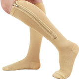 Ailaka Medical 15-20 mmHg Zipper Compression Socks Women Men