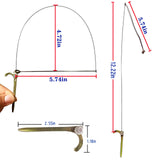 Professional Bird Trap for Chicken, Pheasant，Wild Duck, Partridge Mallard and Other Medium-Sized Birds Tying Birds' feet Won't Hurt Them