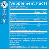 The Vitamin Shoppe Vitamin C 1,000MG, Easy to Swallow, Antioxidant That Supports Immune and Cardiovascular Health (300 Softgels)