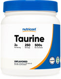 Nutricost Taurine Powder (500 Grams) - 250 Servings
