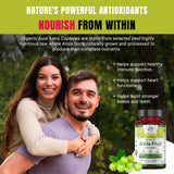 Organic Aura Amla Capsules 2100mg -150 Count. Naturally Boosts Immunity and Abundant Vitamin C Supplement. Natural Vitamin C for Immunity, Skin Radiance, Antioxidants. Non GMO - Vegan.