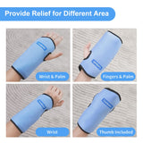 Comfpack Wrist Ice Pack Wrap for Carpal Tunnel, Hand Ice Pack for Arthritis, Reusable Hot Cold Therapy Wrist Brace Pain Relief for Rheumatoid, Tendonitis, Mommy Wrist, Swelling, Surgery, Inflammation