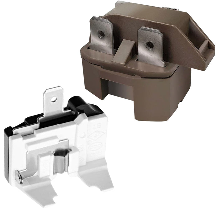 Compressor Start Relay and Overload Protector Kit for Refrigerator Freezer, Compatible with Frigidaire, Gibson, GE, Whirlpool, Roper, Kenmore, Replaces 4387913, 4241370, 7020935, 4387766, 4387836