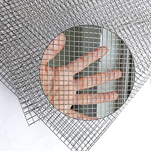 Upgraded 2PACK SS Wire Mesh, 4 Mesh Completely Welded, 12 X 24 in(310mm X 620mm), Stainless 304, Easy to Cut and Make Straight, Never Rust by Valchoose