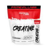 Primeval Labs Creatine Monohydrate Powder | On The Go Stick Packs | Micronized Creatine | Instantized Creatine | Creatine for Men & Women | 5g Creatine per Serving | 30 Servings, (Unflavored)