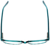 Sofia Vergara x Foster Grant Women's Alicia Reading Glasses Rectangular, Crystal Teal, 50 mm  (+ 2.75)