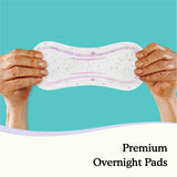 Because Incontinence Pads for Women - Extra Heavy Absorbency, Overnight Postpartum Incontinence Pads, Overnight Leak-Free Protection, 20 Pads