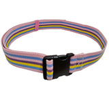 LAMBOX Walking Transfer Gait Belt 60 inch with Quick Release Buckle for Caregiver Therapist (Rainbow)