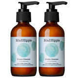 Mad Hippie Cream Cleanser - Hydrating Facial Cleanser with Jojoba Oil, Green Tea, Orchid Extract, and Hyaluronic Acid, Gentle Face Cleanser for Women/Men with Dry, Sensitive Skin, 4 Fl Oz (Pack of 2)