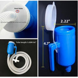 YUMSUM 3000ML Large Male Urinal Portable Mens Potty Pee Bottle Collector Travel Toilet 66” Long Tube (White with hose)