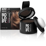 BOLDIFY Hairline Powder Instantly Conceals Hair Loss, Root Touch Up Hair Powder, Hair Toppers for Women & Men, Hair Fibers for Thinning Hair, Root Cover Up, Stain-Proof 48 Hour Formula (Ash Brown)