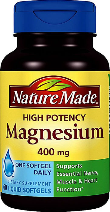 NATURE MADE High Potency Magnesium 400 mg Softgel