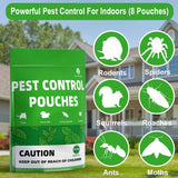 KPNKKWY Pest Control, Rodent Repellent Pouches, Mouse Repellant Indoor, Mice Peppermint to Repel Rat, Ant, Roach, Mosquito & Moth, RV Mouse Deterrent, Keep Mouse Away for House, Mice Control-8 Pouches