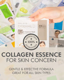 DERMAL Korea Collagen Essence Full Face Facial Mask Sheet 26 Yellow & Red Combo Pack - Skin Nourishing Elasticity