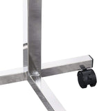 Vaunn Medical Adjustable Tilt Overbed Bedside Table with Wheels for Hospital and Home Use