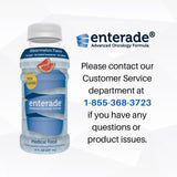 enterade AO Watermelon, 12 Pack, Specially Formulated to Reduce Treatment GI Side Effects, Supportive Care Beverage, Stevia-Free,Liquid, 8 oz Bottles (12 Pack)