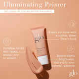 Glo Skin Beauty Illuminating Primer with Vitamin C – Brighten & Correct Skin Tone for Smoother Makeup Application, Radiant Glass Skin Finish, for All Skin Types