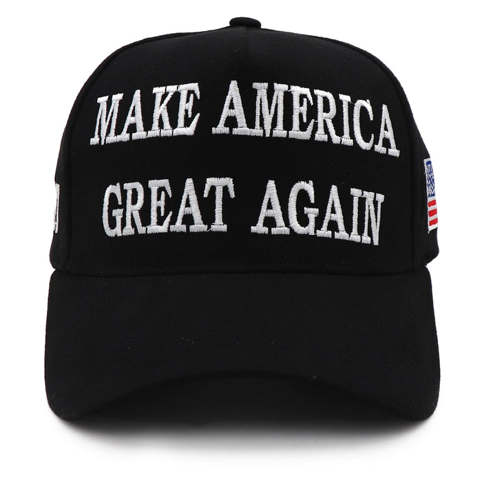 Trump Hat MAGA Hat Trump Merchandise Make America Great Again hat Donald Trump Slogan with USA Flag Embroidery Adjustable Baseball Cap