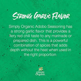 Simply Organic Adobo Seasoning, 4.14-Ounce, Garlic, Onion& Pepper Blend, Add Depth Without Heat To Fish, Meats, Rice, Kosher